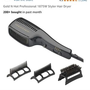 Black Professional Styler Hair Dryer